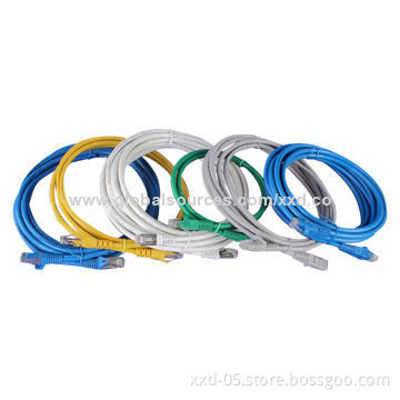 UTP Cat5e Patch Cords, 24AWG PVC Coat, Support High-density Installation
